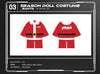 P1harmony - P1kids Pop Up Store Official MD Season Doll Costume Santa