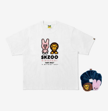 Stray Kids - Bape X Stray Kids Dwaekki Baby Milo Tee M (changbin
