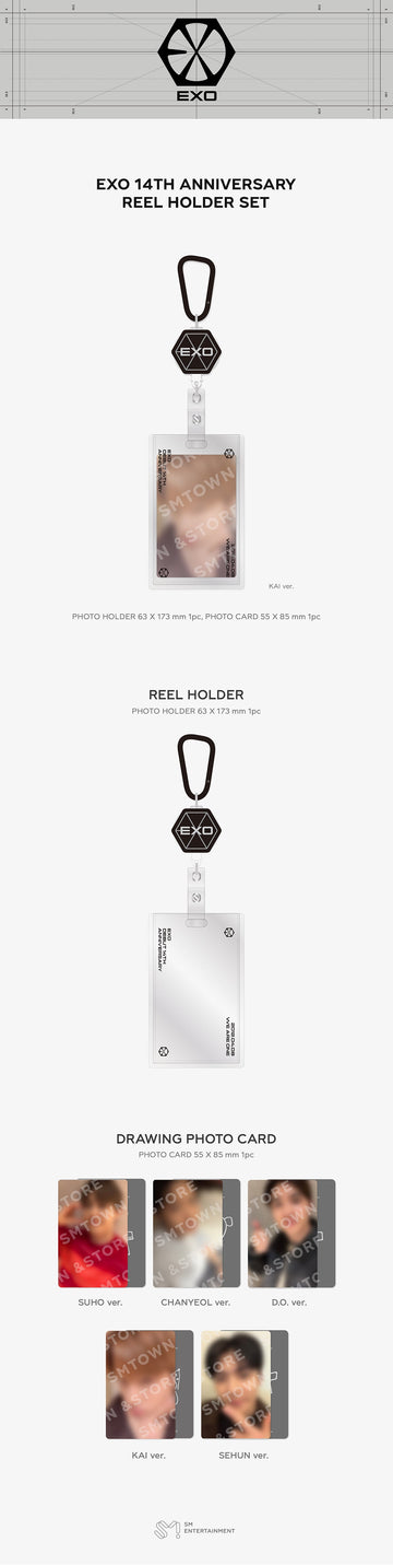 EXO - 14th anniversary official md reel holder set – Kpop Omo