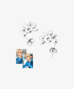 Txt - Soobin’s Flower Shop Official MD Earrings Silver