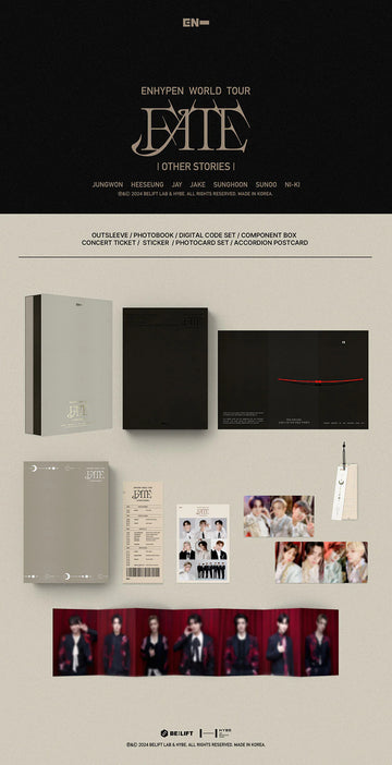ENHYPEN - WORLD TOUR 'FATE' IN SEOUL+OTHER STORIES SET