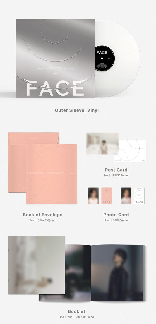 BTS Jimin – „FACE“ Vinyl-LP-Schallplatte