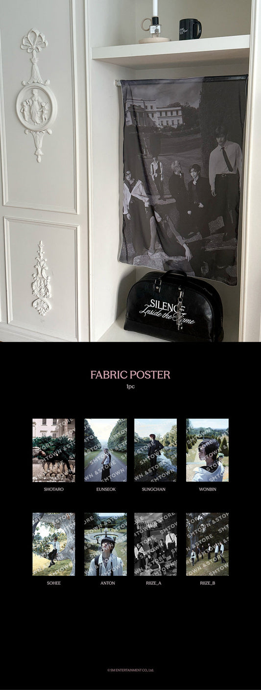 Riize - silence: inside the fame official md fabric poster