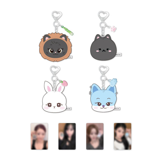 KISS OF LIFE - Kiss of Life the 2nd Anniversary Official MD Face Doll Keyring