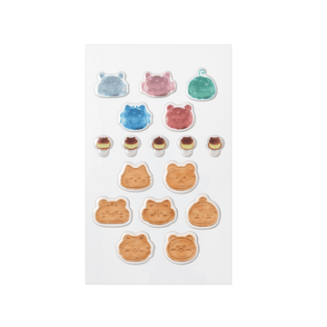 LE SSERAFIM - FIM'S VACANCE WITH EARP EARP COLLABORATION Official MD Clear Sticker Set