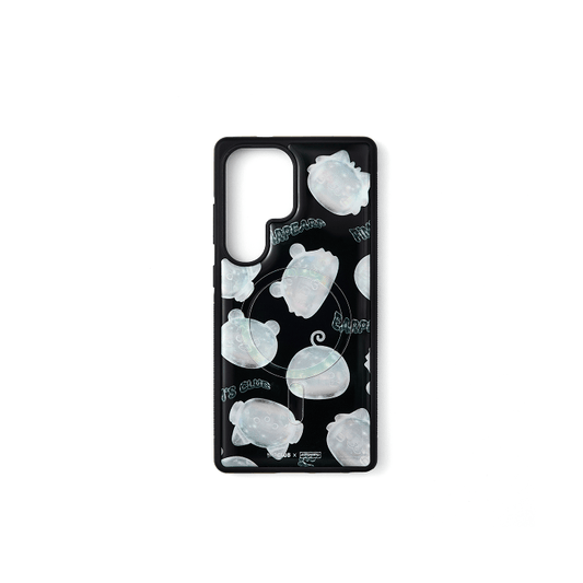 LE SSERAFIM - FIM'S VACANCE WITH EARP EARP COLLABORATION Official MD Mobile Phone Case (Black Pattern Ver Magsafe)
