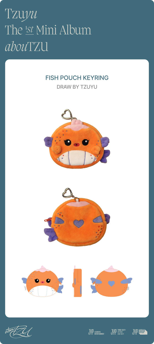 Twice Tzuyu 1st Mini Album- abouTZU Official MD Fish Pouch Keyring