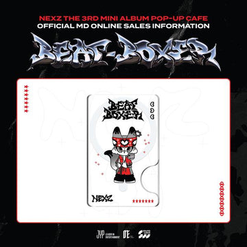 NEXZ - Beat-Boxer Pop-up Café Official MD FOX2Y Magnetic Card Holder