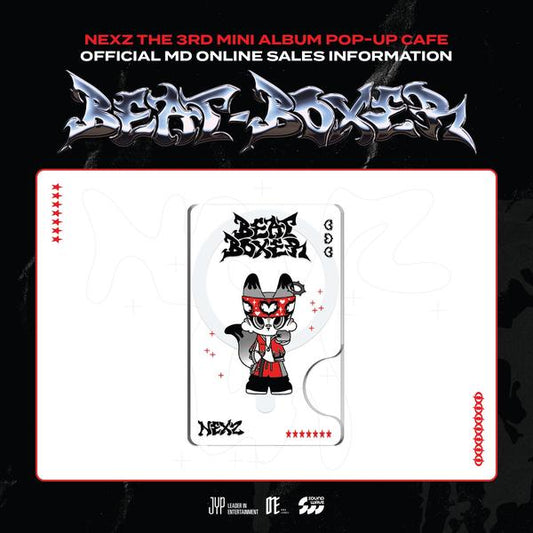 NEXZ - Beat-Boxer Pop-up Café Official MD FOX2Y Magnetic Card Holder