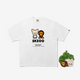 Stray Kids - Bape X Stray Kids Foxi.ny Baby Milo Tee M (i.n) + Scrunchies (green) Set