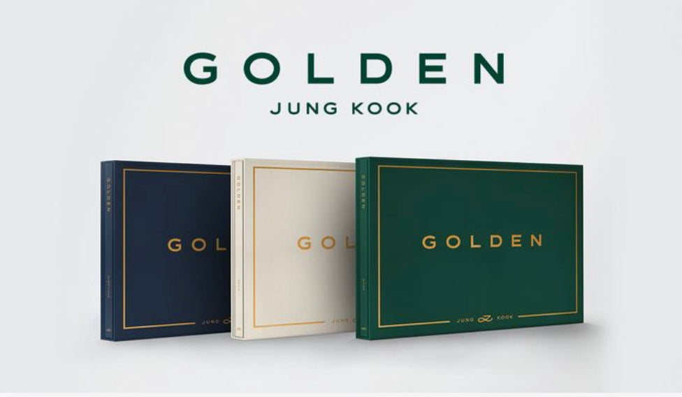 JUNGKOOK BTS - Solo Album GOLDEN [3 Ver. + Weverse Album Ver. SET