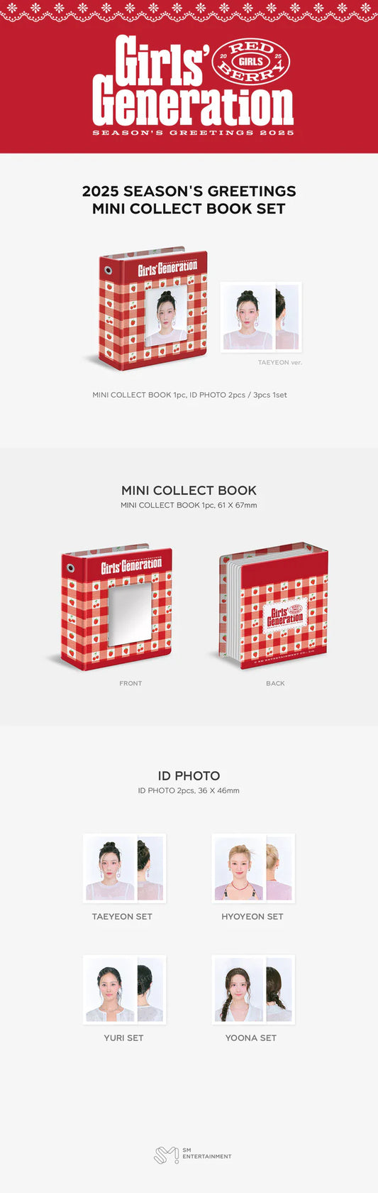 Girls’ Generation - 2025 Season’s Greetings Official MD Mini Collect Book