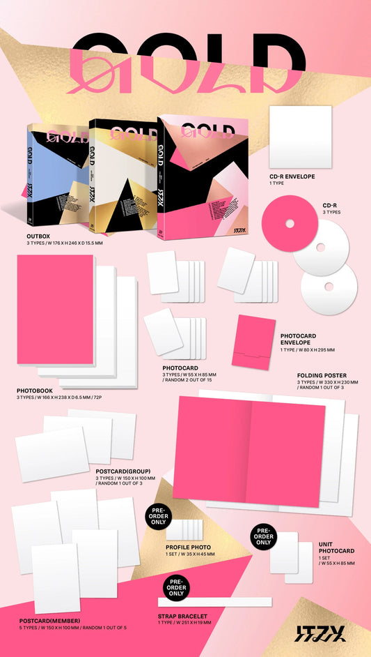 Itzy 2nd Album  - Gold