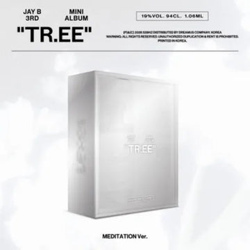 Got7 jay b 3rd mini album tr.ee (meditation ver.)