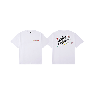 BABYMONSTER - Hotsauce Official MD Graphic T-shirt_White