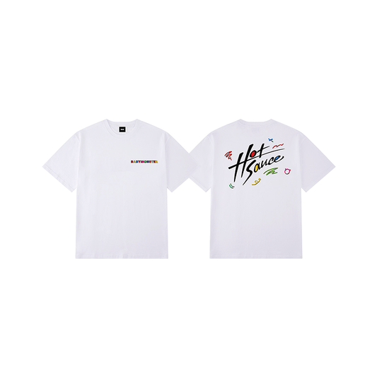 BABYMONSTER - Hotsauce Official MD Graphic T-shirt_White
