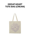 BTS - BTS X DM4 Official MD Group Heart Tote Bag