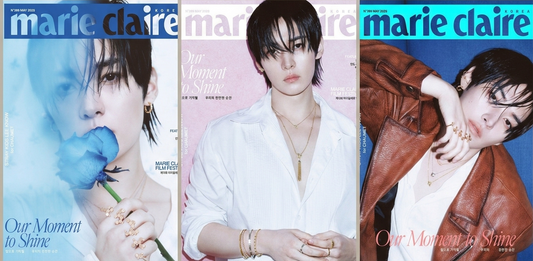 Stray kids lee know - marie claire magazine 2026 may issue cover set