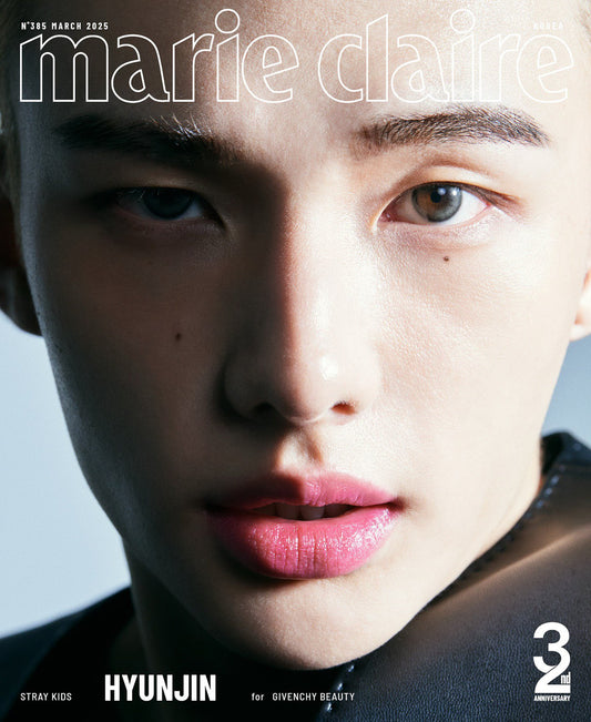 Stray Kids Hyunjin on Marie Claire Korea Cover (March 2025) Issue (Black Friday Special)