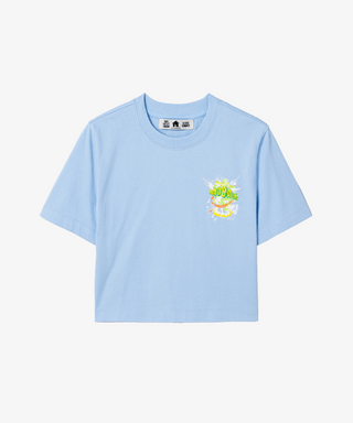 BOYNEXTDOOR - SAND SOUND CAPSULE COLLECTION OFFICIAL MD GRAPIC CROP SLEEVE  T SHIRTS LIGHT BLUE