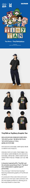 BTS - Toy Story X Tinytan Collaboration MD Graphic Tee (Black)