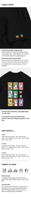 BTS - Toy Story X Tinytan Collaboration MD Graphic Tee (Black)