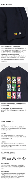 BTS - Toy Story X Tinytan Collaboration MD Graphic Tee (Navy)