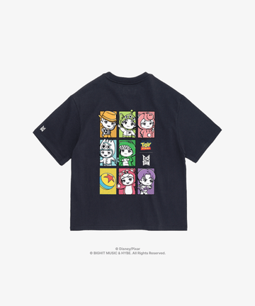 BTS - Toy Story X Tinytan Collaboration MD Graphic Tee (Navy)