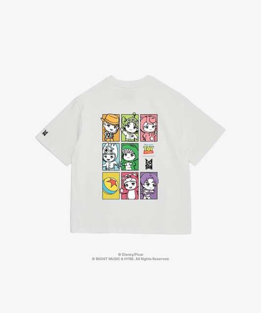 BTS - Toy Story X Tinytan Collaboration MD Graphic Tee (White)