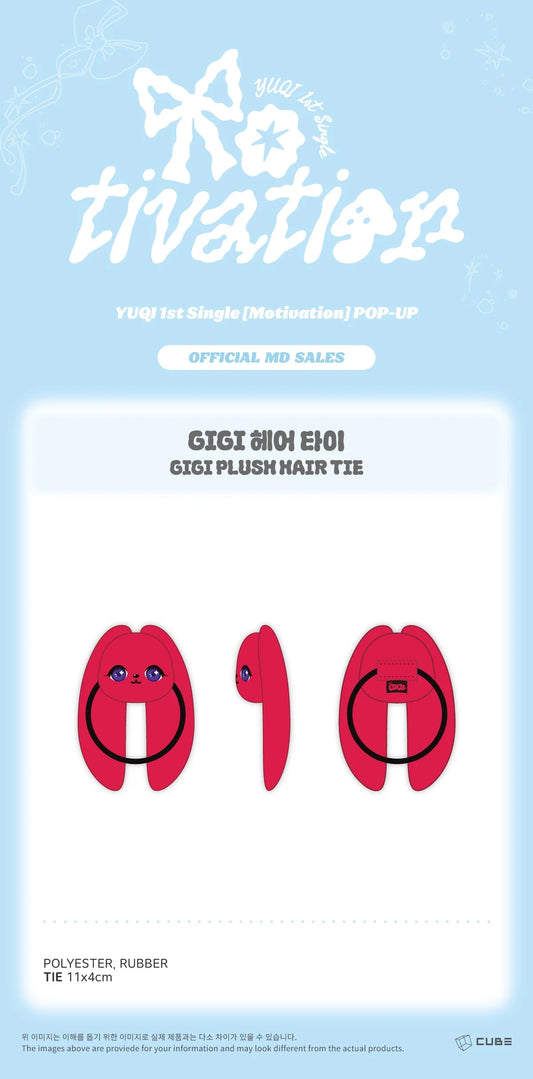 I-DLE YUQI - Motivation Official MD Gigi Plush Hair Tie