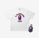 Stray Kids - Bape X Stray Kids Han Quokka College Tee M (han) + Metal Pins (purple) Set
