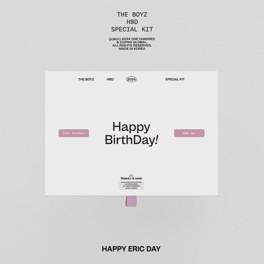 The Boyz - HBD Eric Special Kit