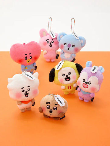 BTS x BT21 - Today's Face Heartbeat Plush Keyring – Kpop Omo