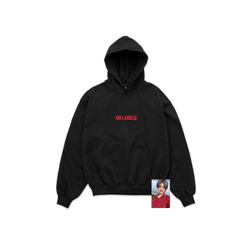 TXT yeonjun - no labels: part 01 album official md hoodie (black)