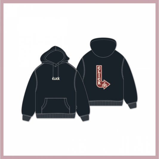 Blackpink Jisoo - Click In Seoul Official Md Hoodie (artwork_blk)