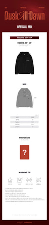 Yoon San Ha - Dusk Till Dawn 2024 Fan Concert Official MD Hoodie Zip-up