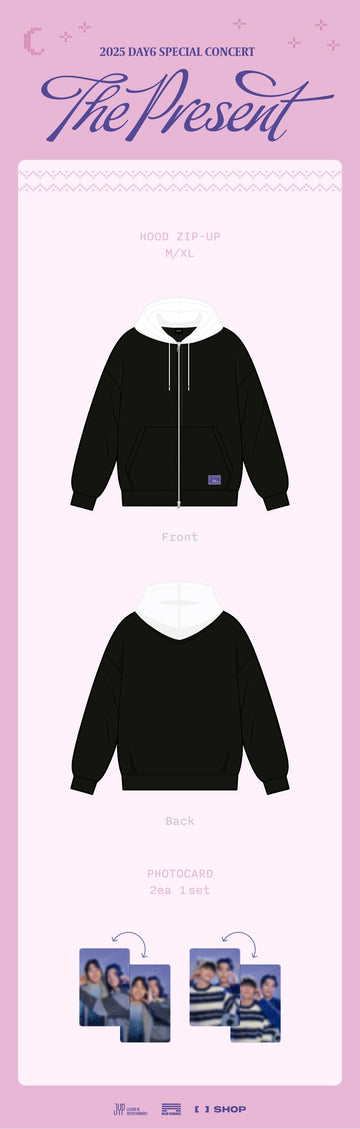 Day6 - the present 2025 special concert official md hood zip up