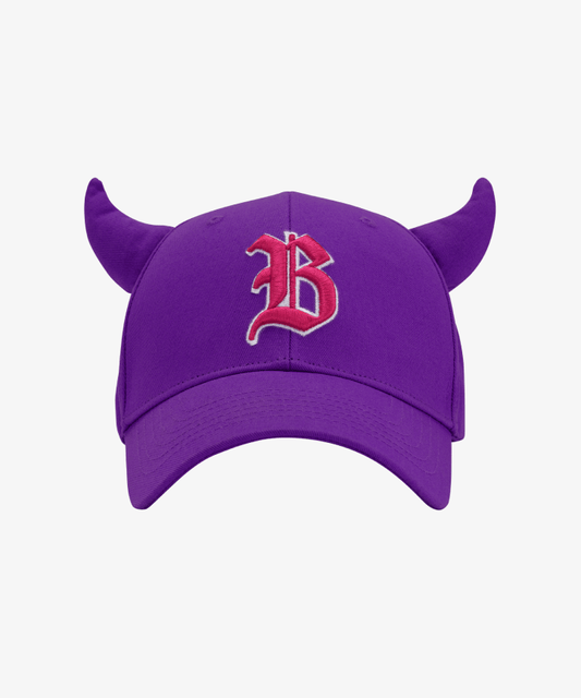 Babymonster - Drip 1st Full Album Official MD Horn Ballcap Purple