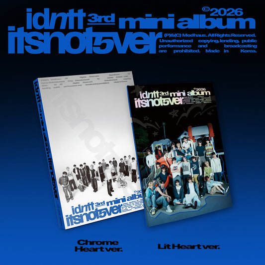 Idntt - Itsnotover 3rd Mini Album Standard Set