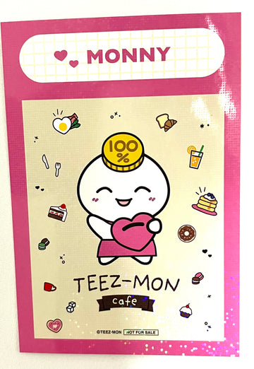 ATEEZ x TEEZ-MON Cafe - Tokyo Japan Exclusive Hologram Postcard (Monny Ver)