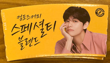 BTS V - Special Limited Compose Coffee Cup Sleeve V2