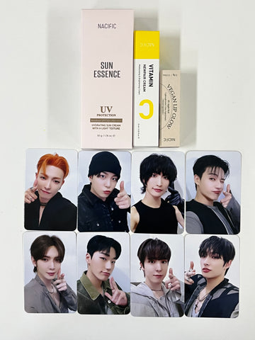 Black Friday Special - ATEEZ Nacific Skincare + Golden Hour Part 1 OT8 POB Photocard Set