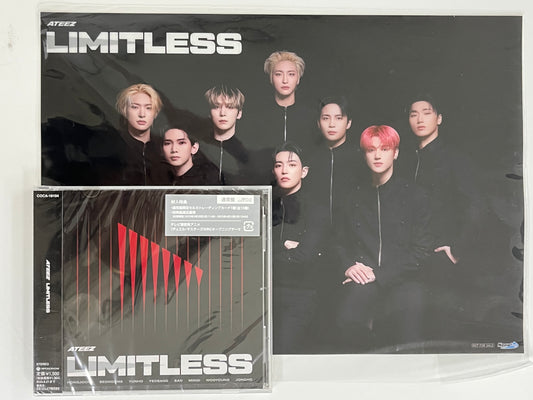 Black Friday Special Package - ATEEZ Japan 2nd Single Album - Limitless + POB Clear Poster