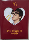 G-Dragon x McDonalds - I'm Lovin' It with GD Official Photocard