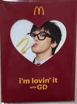G-Dragon x McDonalds - I'm Lovin' It with GD Official Photocard
