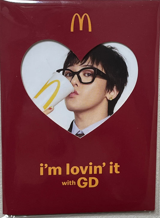 G-Dragon x McDonalds - I'm Lovin' It with GD Official Photocard