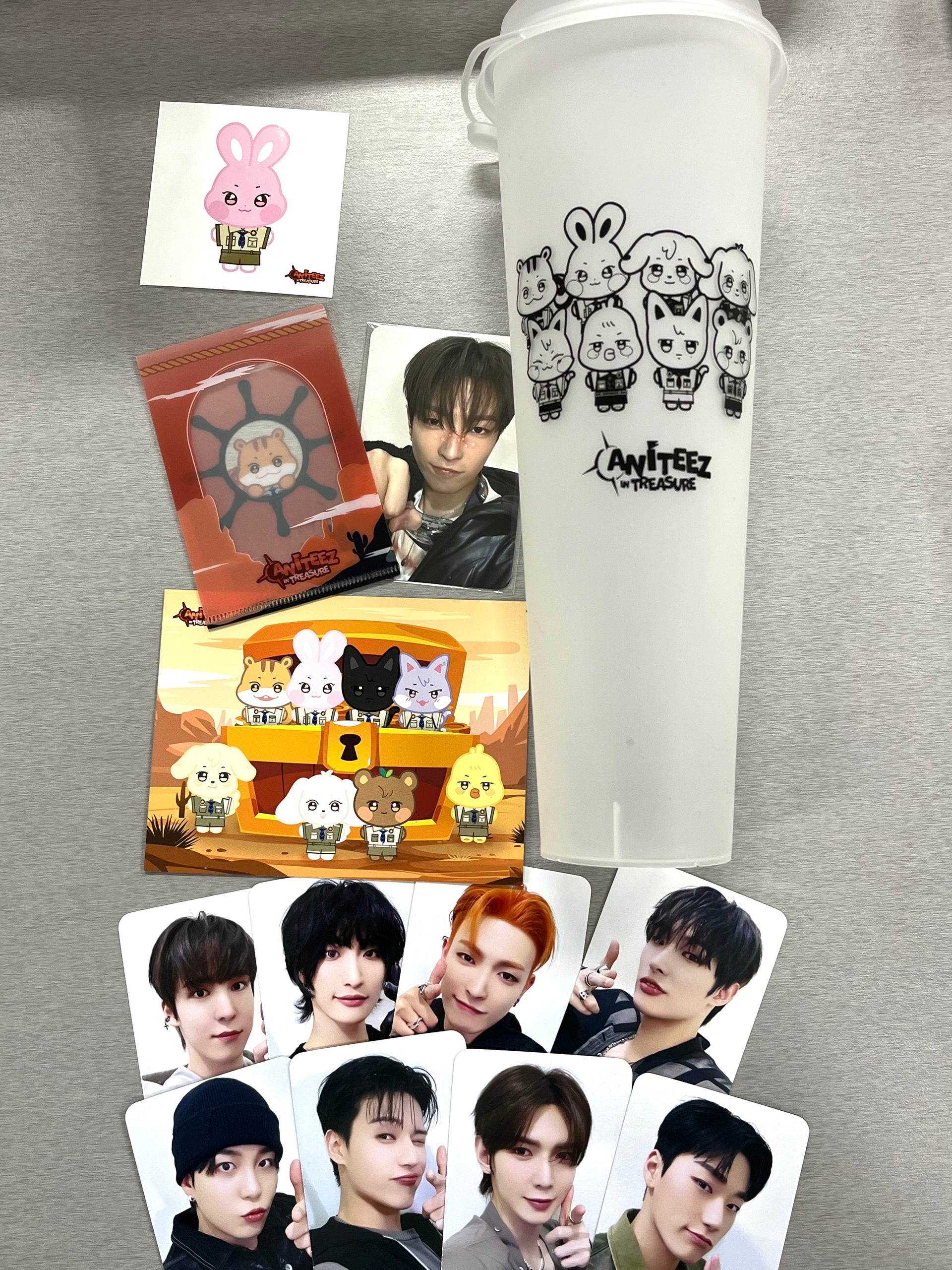 ATEEZ X ANITEEZ 購入特典 くじ引き トレカ OT8 セット ATEEZ X ANITEEZ 購入特典 くじ引き トレカ OT8 セット