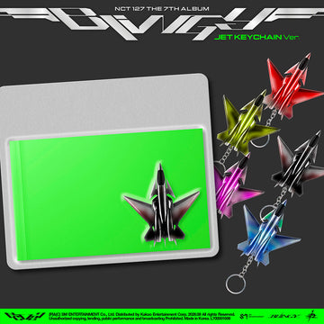 NCT 127 - Blingy 7th Album Jet Keychain Ver Random