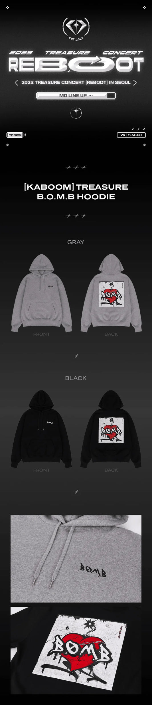 Treasure - Kaboom Official MD Hoodie