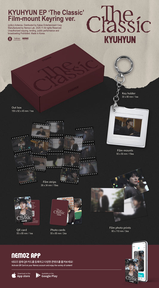 Kyuhyun - the classic ep album (film mount keyring ver)